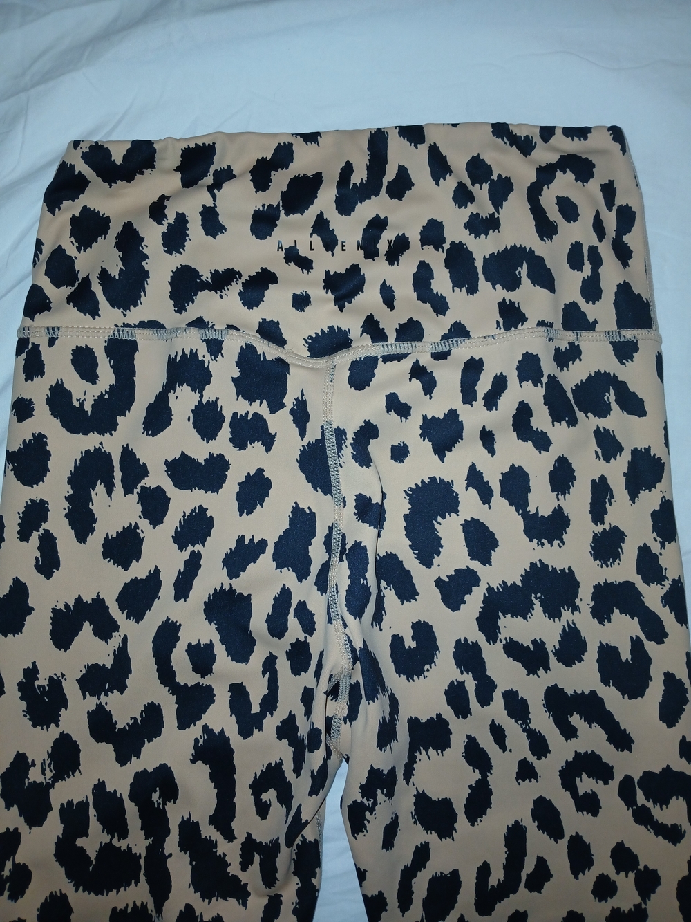 Allfenix Leopard Print Leggings - Tan & Black - Picture 8 of 8